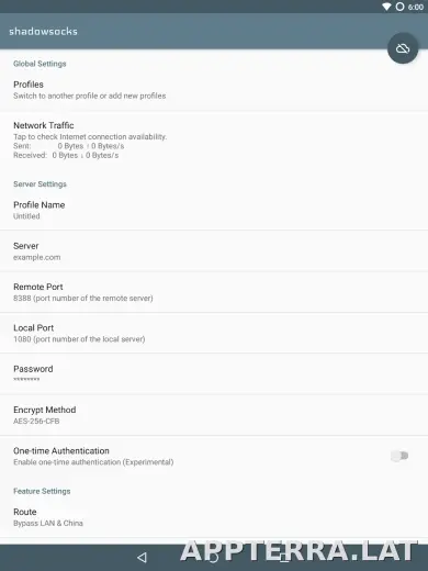 Shadowsocks скриншот 5
