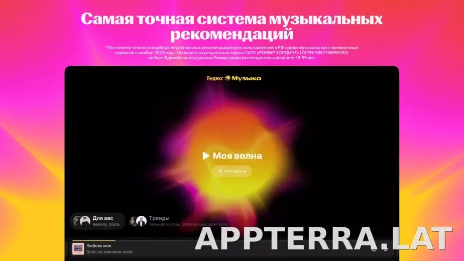 Яндекс Музыка скриншот 1